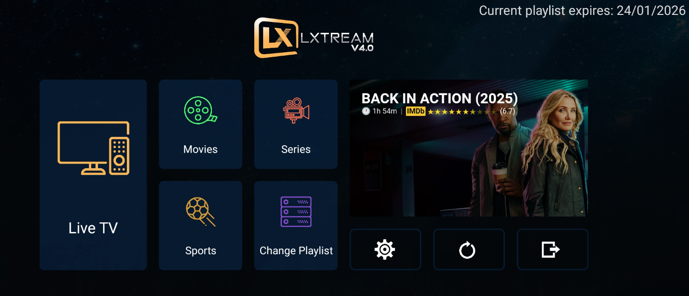 LXtream Player V4